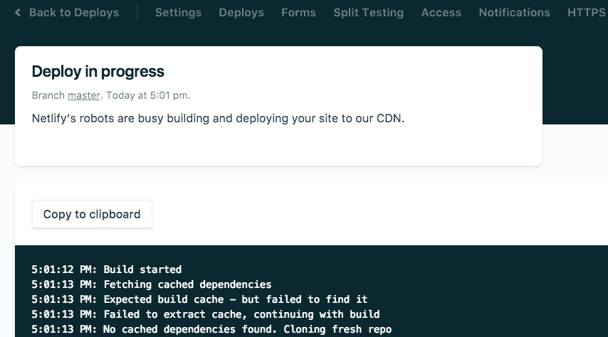 build netlify